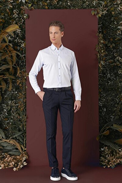 Efor P 1133 Slim Fit Lacivert Spor Pantolon