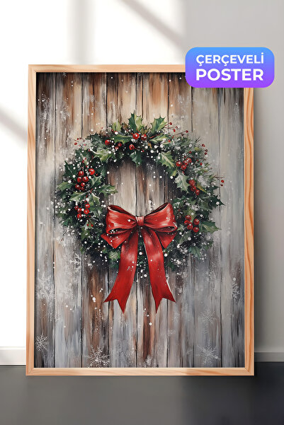 Postifull Slika u drvenom okviru, set postera i okvira, serija za novogodišnj...