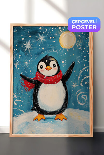 Postifull Slika u drvenom okviru, set postera i okvira, serija za novogodišnj...