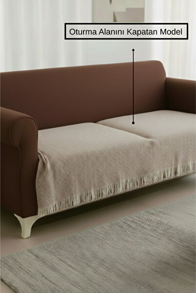 Senpai Husă pentru canapea din bumbac NaturaLux, în stil boem, care acoperă l...