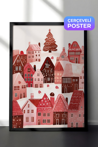 Postifull Slika u crnom okviru, set postera i okvira, serija za novogodišnju ...