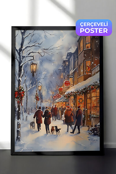 Postifull Slika u crnom okviru, set postera i okvira, serija za novogodišnju ...