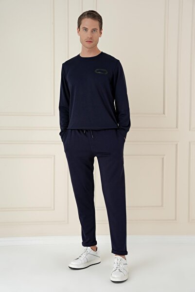 Efor ATP 033 Slim Fit Lacivert Spor Pantolon