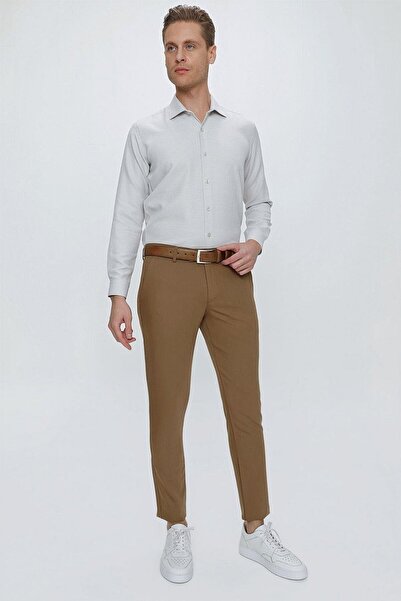 Efor P 1077 Slim Fit Camel Spor Pantolon