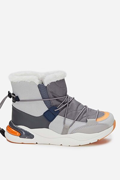 Vicco 21k.368 Cizme pentru copii din blană gri VİCCO21K368GR