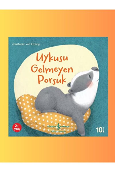 TÜRKİYE İŞ BANKASI KÜLTÜR YAYINLARI Uykusu Gelmeyen Porsuk - Çocuk - Okul Önc...
