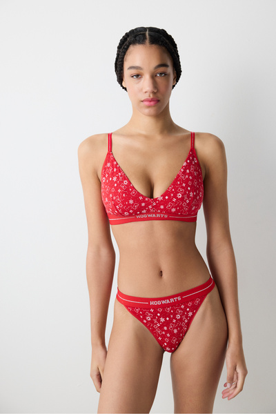 Penti Harry Potter Soft Triangle Red Bra