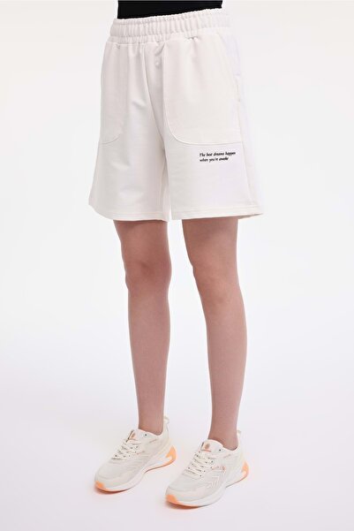 lumberjack Wb Anna 20Sl19 5Fx Ecru Women's Shorts