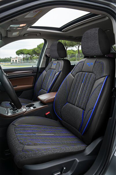 Panda Kılıf Panda Milano Series Linen Fabric Car Seat Cover - Full Set