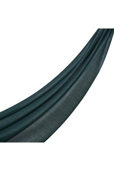 ipekevi Шерстяний шовковий шаль 06149-Сосново-зелений