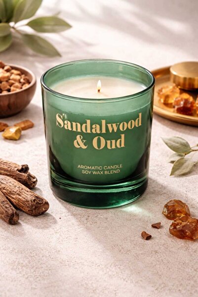 Rakle 2 Pcs Sandalwood Scented Candle 1X120 Gr