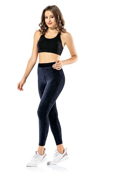 Dynamic Kadın Soft İnce Fitilli Kadife Tayt