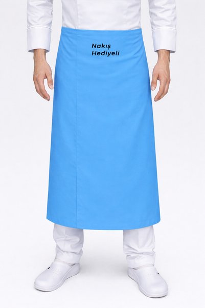 Üniformanya Chef Cook Apron with Turquoise Name Gift - Barista Waiter Kitchen...