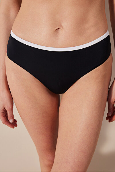 Penti Parte de jos de bikini negru Zita Hipster