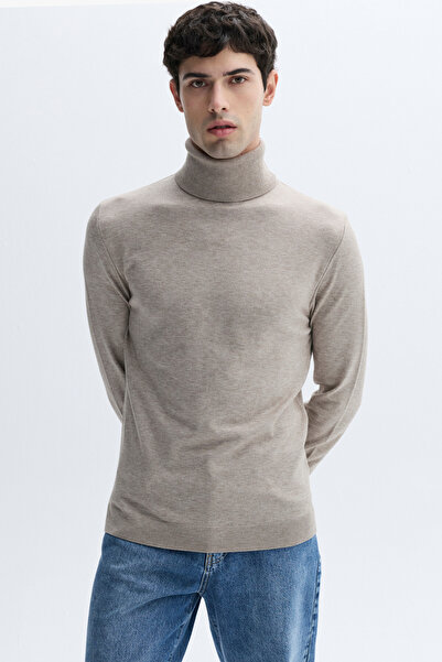 Mudo Fitted Fishing Collar Knitwear Sweater