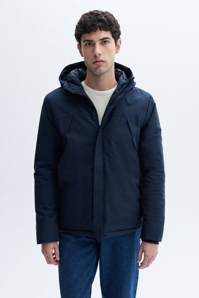 Mudo Hooded Short Coat