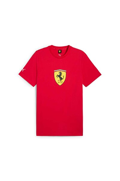 Puma Scuderia Ferrari Hp Race Colored Big Shield Men's T-Shirt