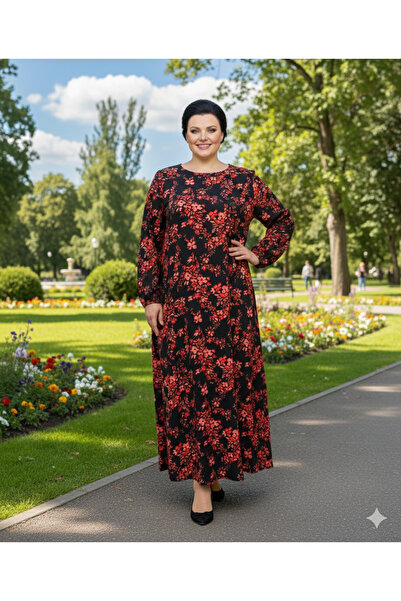 AKŞEN GİYİM ΜΑΚΡΥ ΦΟΡΕΜΑ ΜΕΓΕΘΟΣ 100% ΒΑΜΒΑΚΙ ΜΕ ΠΟΥΧΟ ΜΕ ΣΧΕΔΙΟ ΛΟΥΛΟΥΔΙ ΜΕ ...