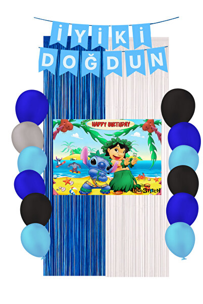 HAPPYLOOPPARTY مجموعة ستِتش ليلو وستِتش أنجل لتزيين حفلات أعياد الميلاد، مجمو...