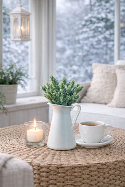 Arma House 2 τεμάχια πράσινο μεσογειακό λεβάντα τεχνητό λουλούδι