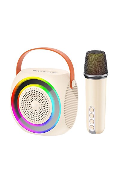 Xo Karaoke Speaker F42 Mikrofonlu Speaker Göz Kamaştırıcı Rgb Bluetooth