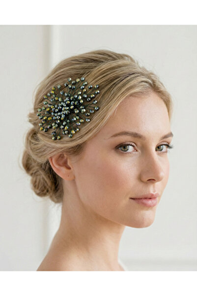 gelinmz Coroană și accesoriu de păr pentru nuntă și logodnă, elegant și elega...