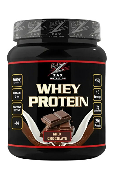 zax nutrition بروتين مصل اللبن - شوكولاتة الحليب 450 جرام