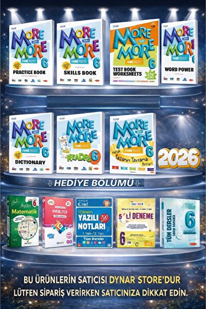 Kurmay Elt Yayınları Kurmay Elt More And More 6. Sınıf Set
