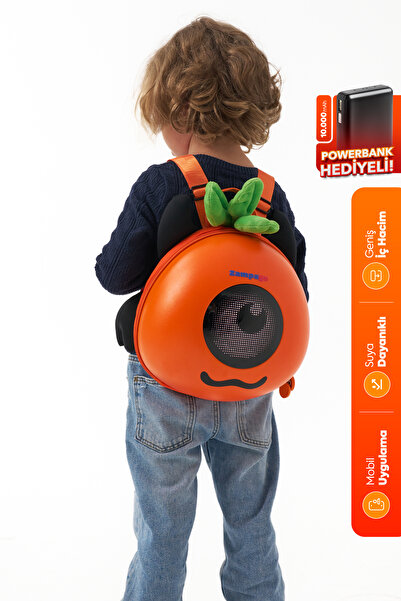 Zampago Sevimli Havuç Karakterli Çocuk Sırt Çantası – ABS Sert Kabuk, 10.000 ...