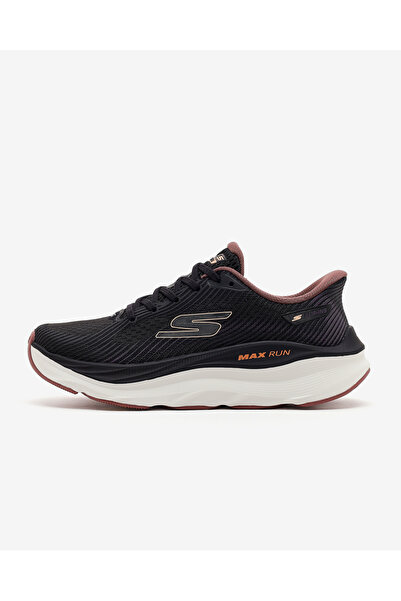 SKECHERS MAX RUN Kadın Siyah Koşu Ayakkabısı 129201 BKBU