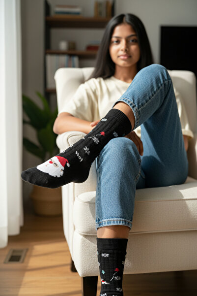 Esinti جوارب عيد الميلاد للجنسين، هدية ملونة منقوشة لعيد الميلاد للرجال والنس...