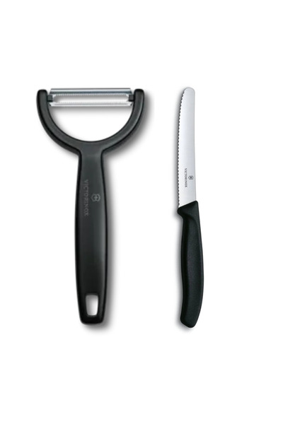 Victorinox Turuncu Soyacak Ve Bıçak Seti