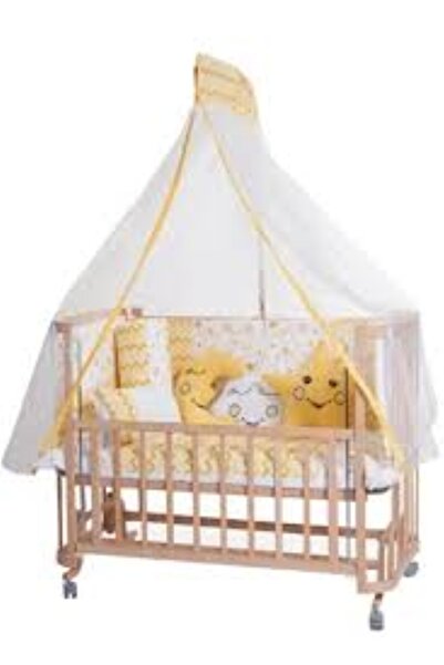 TURHANBEBE bebek çeyiz Tekerlekli Sallanır Sabitlenir Anne Yanı Asansorlu Ahs...