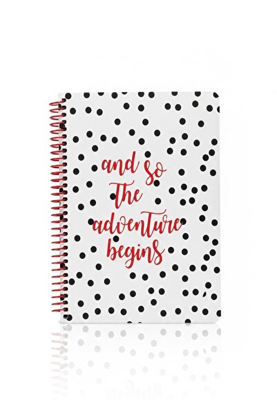 Lizy دفتر ملاحظات حلزوني A5 – تصميم داخلي ملون، 100 ورقة، 80 جرام