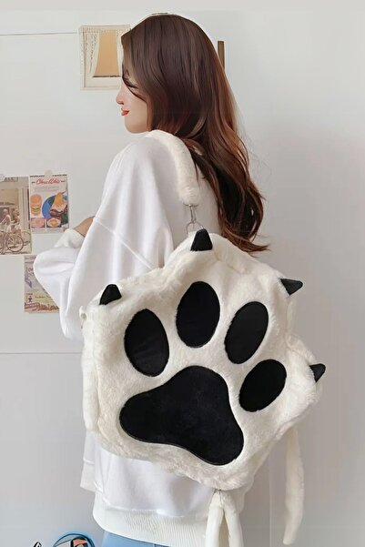 Ecrou Paw Shaped Backpack