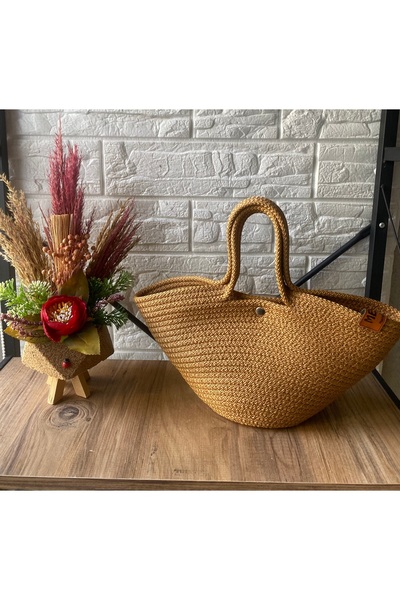 Metasupla مظهر ويكر جوت، حقيبة يد صغيرة الحجم، حقيبة يومية 27 × 20 سم (اقرأ ا...