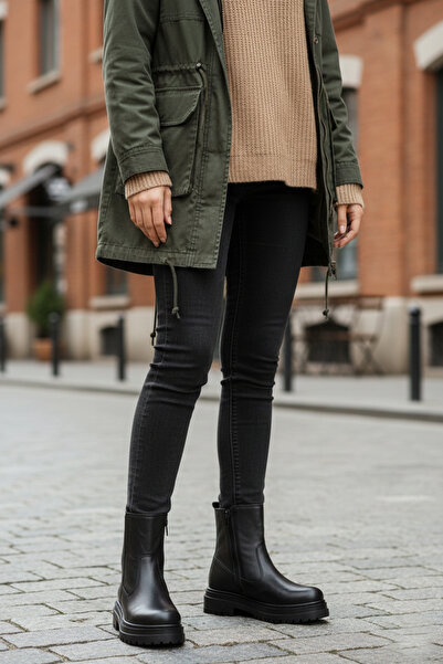 M.P. 4588 Зручна підошва, тепла підкладка, застібка-блискавка, натуральна шкі...