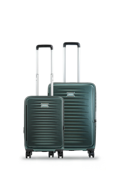 GROUND Fairytale 2'li Körüklü Valiz Seti Orta-Kabin - Yeşil - 10740