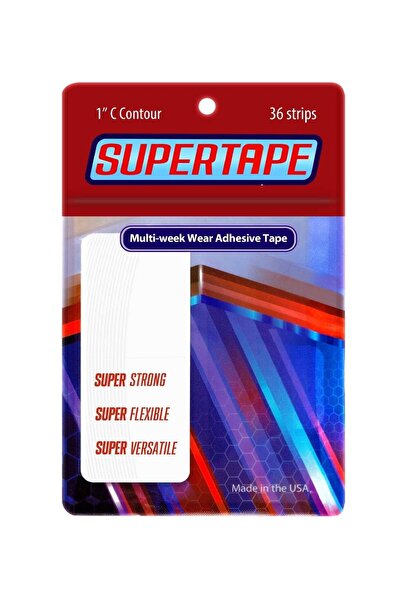 True Tape SUPERTAPE Protez Saç Bandı Oval (1"C - 2,5cm x 7.5cm) 36 Adet