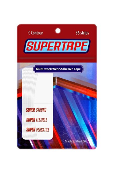 True Tape SUPERTAPE Protez Saç Bandı Oval ("C" - 2cm x 7.5cm) 36 Adet