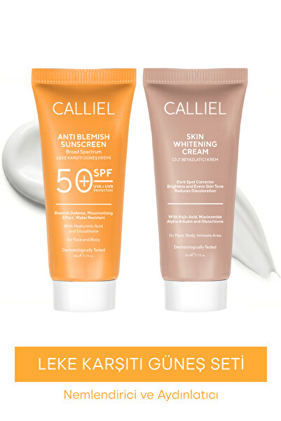 CALLİEL Leke Karşıtı, Yüksek Korumalı, Ton Eşitleyici Güneş Seti