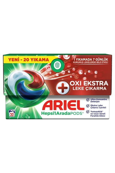 Ariel Oxi Pods Çamaşır Deterjanı Kapsülü 20'li 490 G