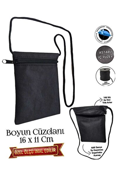 SEVBAGS Para Kimlik Pasaport Hac Umre Asker Sporcu Boyun Kese Cüzdanı