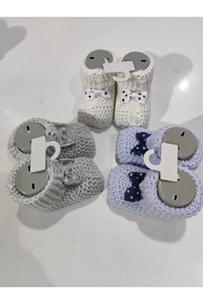 Kids Örgü bebek patiği 0-6 ay üç adet fiyatıdır
