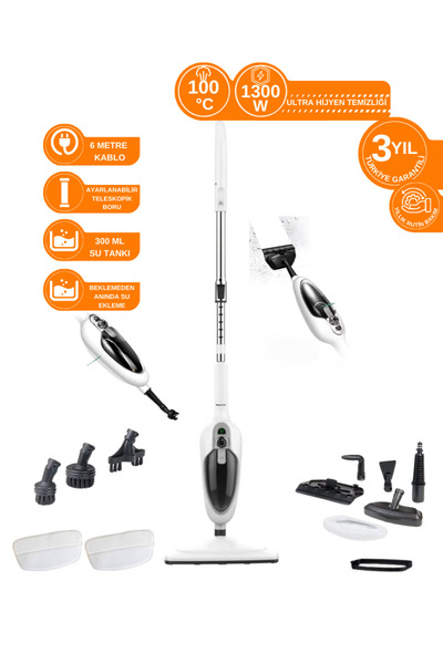 Mogotech Mg-103 Çok Fonksiyonlu Buharlı Temizleyici ( Türkiye Garantili )