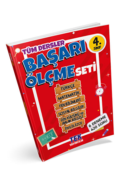 Tandem Yayınları Tandem 4. Sınıf Tüm Dersler Başarı Ölçme Seti