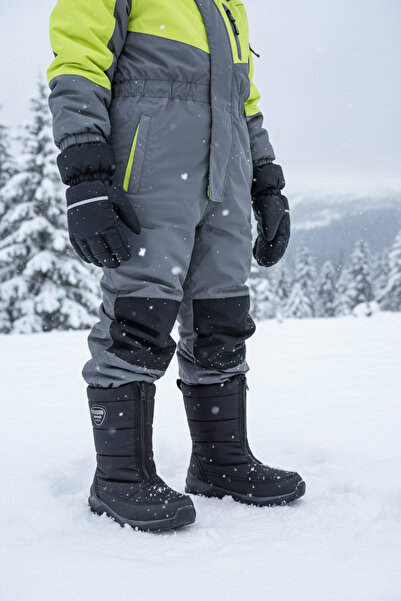 Scooter 7447 Hafif Rahat Taban Sıcak Astarlı Fermuarlı Su Geçirmez Çocuk Kar ...