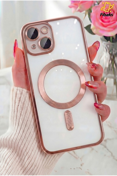 Fibaks iPhone 14 Plus/15 Plus Kılıf Kamera Lens Korumalı Magsafe Şarj Kilifi ...