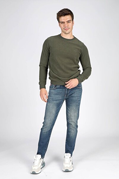 Lee Cooper بنطلون جينز رجالي من لندن نورمال بقصة ضيقة وقصة مستدقة من الأسفل م...