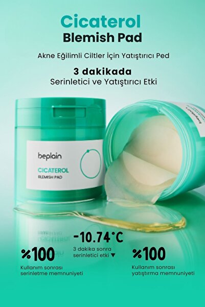 beplain Cicaterol Akne Eğilimli Ciltler İçin Ped